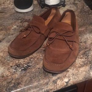 Gucci luggage leather loafers